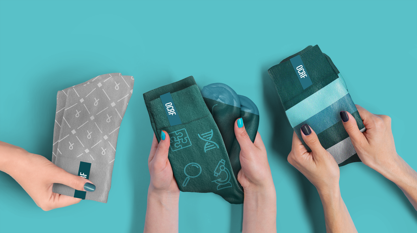Ovarian Cancer Socks - Boxed Set - Carlos Gallo Edition 2024