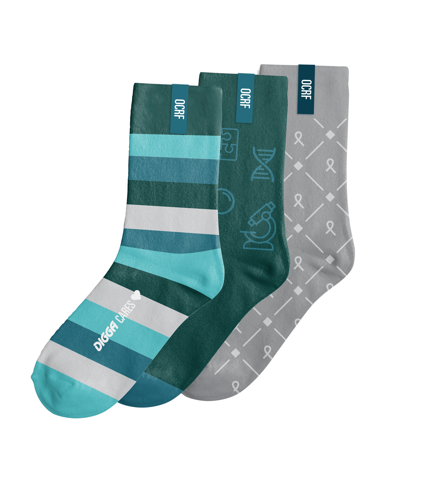 Ovarian Cancer Socks - Boxed Set - Carlos Gallo Edition 2024